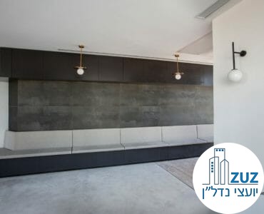 פינת המתנה במשרד במגדל we תל אביב