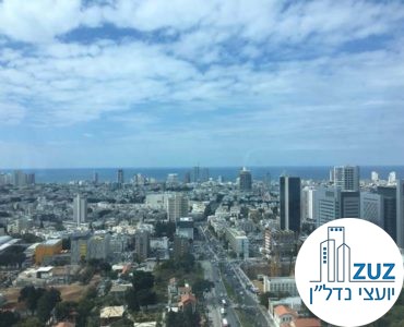 נוף ממשרד במגדל היובל תל אביב