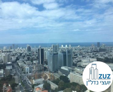 נוף ממשרד במגדל היובל תל אביב