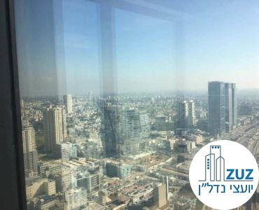 נוף ממשרד במגדל מידטאון תל אביב