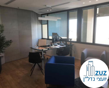 חדר מנכל במשרד במגדל אמות השקעות תל אביב