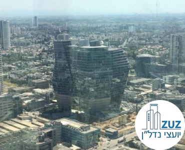 נוף של מגדל TOHA ממשרד במגדל מידטאון תל אביב
