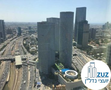 נוף ממשרד במגדל מידטאון תל אביב