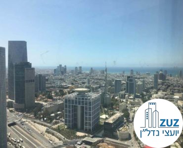 נוף ממשרד במגדל מידטאון תל אביב