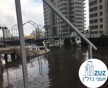 מרפסת במשרד במגדל פלטינום תל אביב