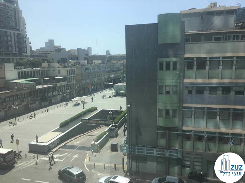 נוף ממשרד במגדל חג'ג' הארבעה תל אביב
