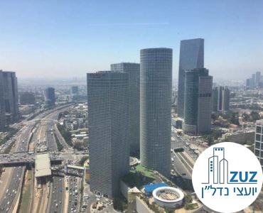 נוף ממשרד להשכרה במגדל מידטאון תל אביב