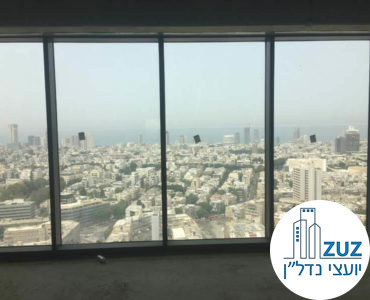 נוף לים במשרד במגדלי הארבעה תל אביב