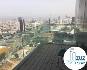 מרפסת במשרד במגדלי הארבעה תל אביב