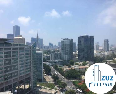 נוף במשרד במגדל ויצמן תל אביב