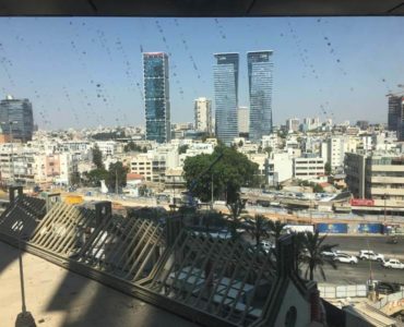 נוף למגדלי אלון ממשרד במגדלי הארבעה תל אביב