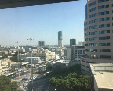 נוף ממשרד במגדלי הארבעה תל אביב
