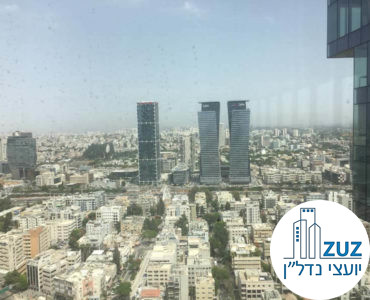 נוף ממשרד במגדלי הארבעה תל אביב