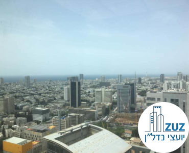 נוף לים במשרד במגדלי הארבעה תל אביב