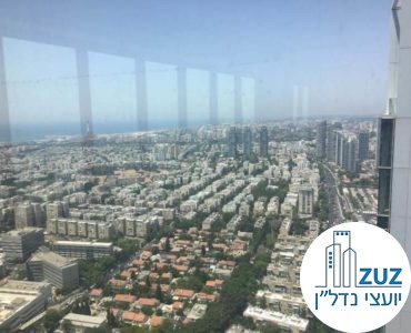נוף ממשרד במגדל מידאטון תל אביב