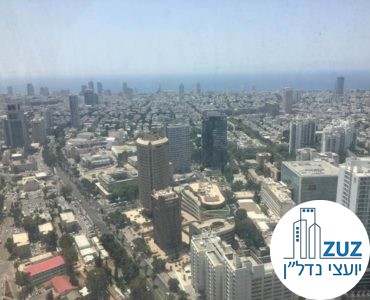 נוף לים במשרד במגדל מידטאון תל אביב