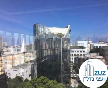 נוף ממשרד בבית מוזס רוטשילד תל אביב