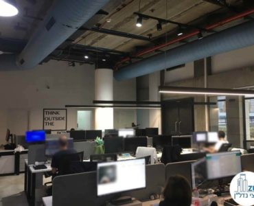 אופן ספייס עם עמדות עבודה במשרד ליד רכבת השלום תל אביב