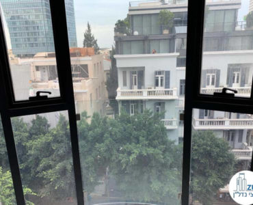 נוף מחלון במשרד להשכרה במתחם רוטשילד תל אביב