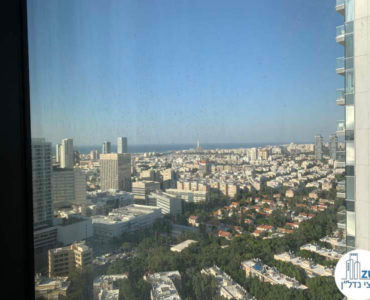 נוף לים במשרד להשכרה במגדל מידטאון תל אביב