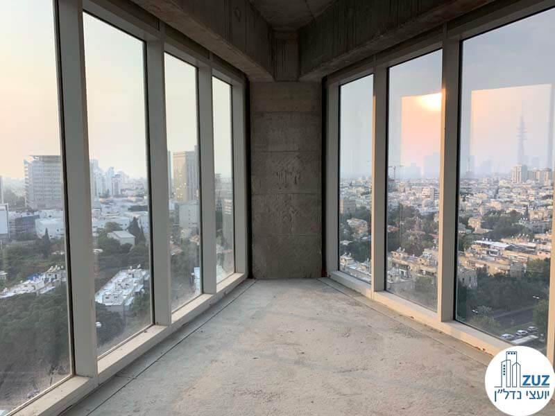 נוף פנורמי במשרד למכירה במגדל WE תל אביב