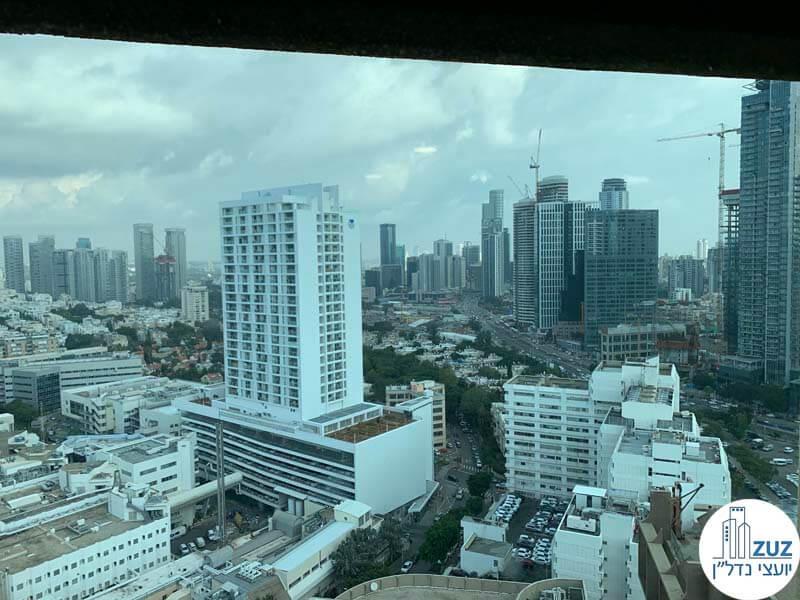 נוף במשרד להשכרה במתחם בית המשפט תל אביב