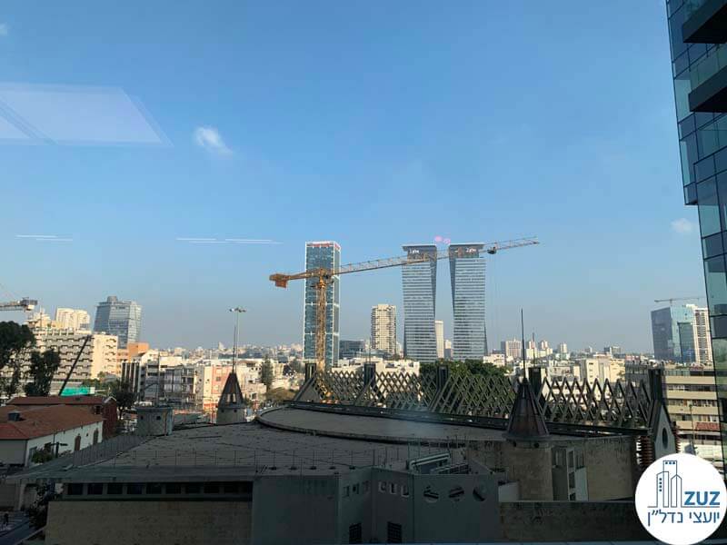 נוף במשרד להשכרה במגדלי הארבעה תל אביב