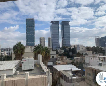 נוף במשרד להשכרה בשכונת מונטיפיורי תל אביב