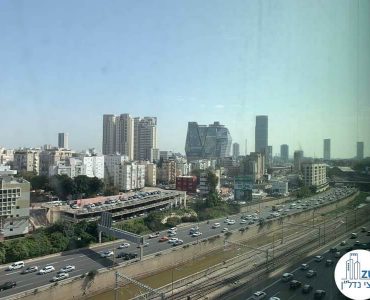 נוף לאיילון מתוך משרד להשכרה במגדל רסיטל תל אביב