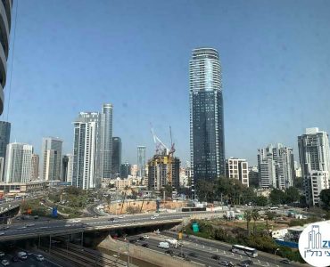 נוף למגדל השחר מתוך משרד להשכרה במגדל רסיטל תל אביב