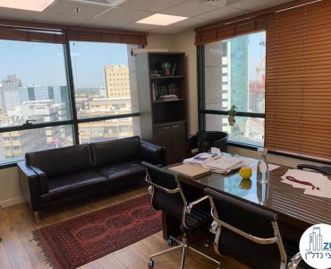 חדר מנכ"ל של משרד להשכרה בבית שאפ הבורסה רמת גן
