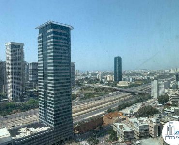 נוף של משרד להשכרה במגדל ספיר הבורסה רמת גן
