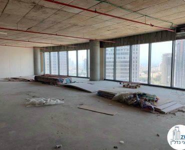 משרד ברמת מעטפת למכירה במגדל ספיר הבורסה רמת גן