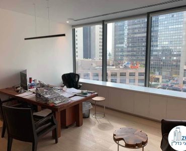 חדר מנהלים של משרד להשכרה במגדל ספיר מתחם הבורסה רמת גן