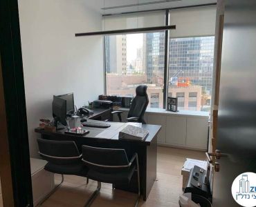 חדר עבודה של משרד להשכרה במגדל ספיר מתחם הבורסה רמת גן