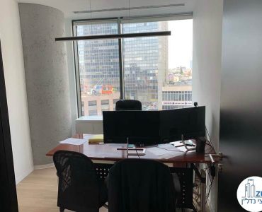 חדר עבודה של משרד להשכרה במגדל ספיר מתחם הבורסה רמת גן
