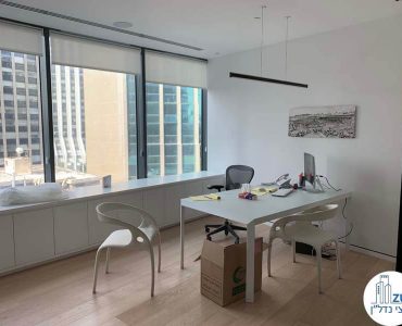 חדר מנהלים של משרד להשכרה במגדל ספיר מתחם הבורסה רמת גן