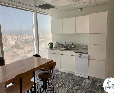 מטבחון של משרד להשכרה במגדל אלקטרה סיטי תל אביב