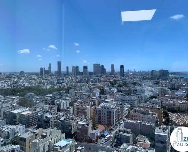 נוף מחלון של משרד להשכרה בבית כלל תל אביב