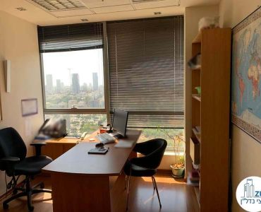 חדר של משרד להשכרה במגדל גיבור ספורט מתחם הבורסה רמת גן