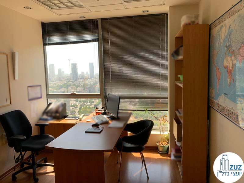 חדר של משרד להשכרה במגדל גיבור ספורט מתחם הבורסה רמת גן