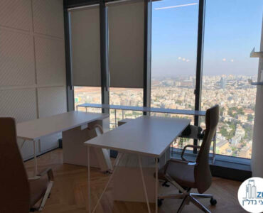 חדר של משרד להשכרה במגדל הכשרת הישוב במתחם בסר בני ברק
