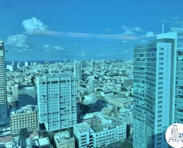 נוף מחלון של משרד להשכרה במגדל דיסקונט תל אביב
