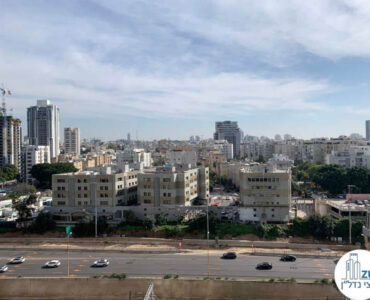 נוף ממרפסת של משרד להשכרה מגדל רסיטל תל אביב