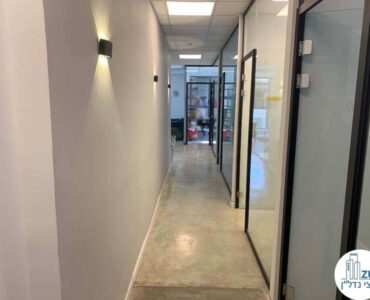 מסדרון של משרד להשכרה בשכונת מונטיפיורי תל אביב