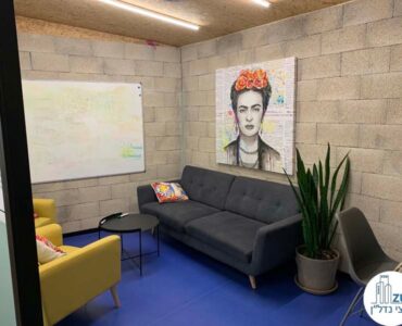 חדר מנוחה של משרד להשכרה במתחם שרונה תל אביב