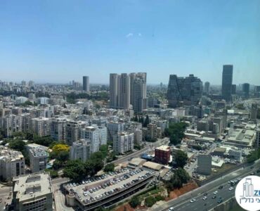 נוף מחלון של לקוח מרוצה מעסקת תיווך במגדל רסיטל תל אביב