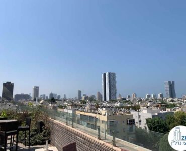 נוף מהגג של משרד להשכרה בבית וואלה תל אביב