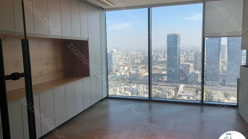 חדר ישיבות של משרד להשכרה לחברות הייטק במגדלי הארבעה תל אביב