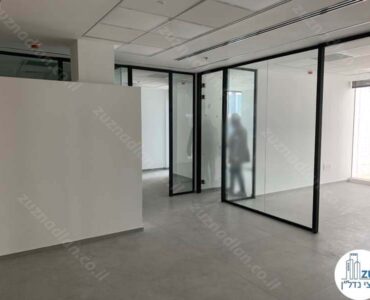 כניסה לחדרים של השכרת משרד במגדל סקי טאוור תל אביב